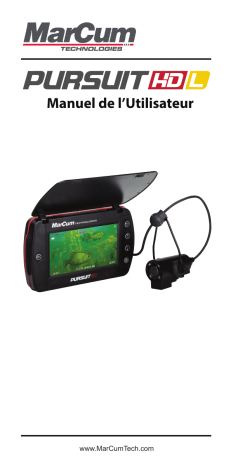 Marcum Technologies Pursuit HD & HD L Manuel utilisateur | Fixfr