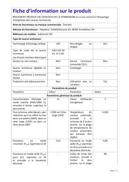 Dometic SabreLink 150 Information produit