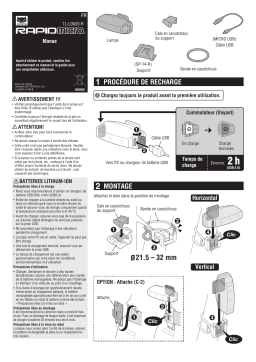 Cateye Rapid micro [TL-LD620] Safety light Manuel utilisateur