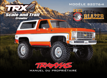 Traxxas TRX-4 1979 Blazer Manuel utilisateur | Fixfr