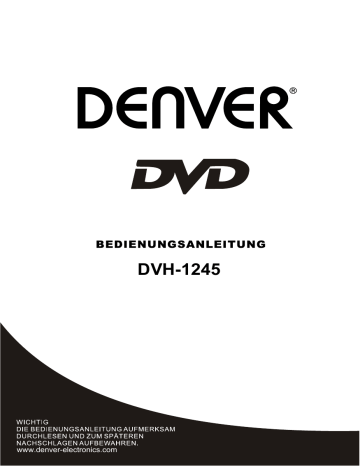 DENVER® DVD player Mode d'emploi | Fixfr