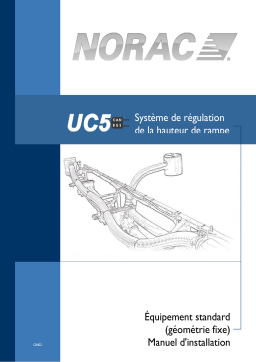 Norac UC5-BC-GN02 Installation manuel