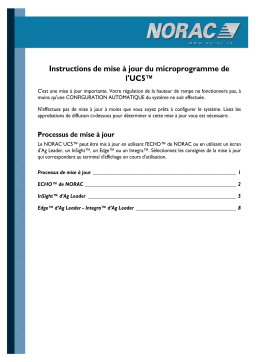 Norac UC5 Update Installation manuel