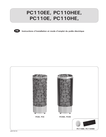 HARVIA HPCE1104 Electric heater Manuel utilisateur | Fixfr