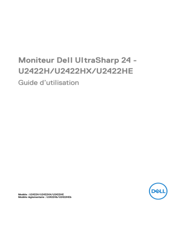 Dell U2422HX electronics accessory Manuel utilisateur | Fixfr