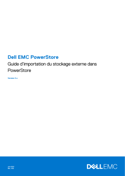 Dell PowerStore 9000X storage Manuel utilisateur