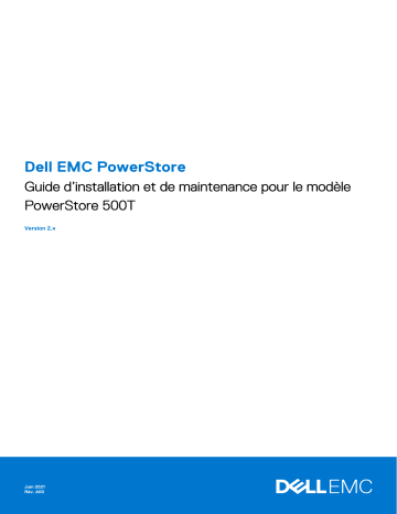 PowerStore Rack | Dell PowerStore 500T storage Manuel du propriétaire | Fixfr