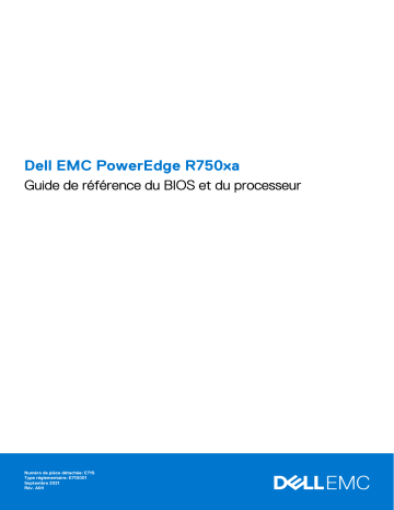 Dell PowerEdge R750xa server Guide de référence | Fixfr