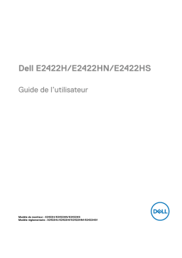 Dell E2422HS electronics accessory Manuel utilisateur