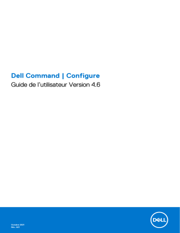 Dell Configure Command Manuel utilisateur | Fixfr