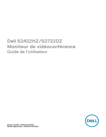 Dell S2722DZ electronics accessory Manuel utilisateur | Fixfr