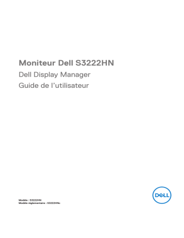 Dell S3222HN electronics accessory Manuel utilisateur | Fixfr