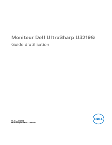 Dell U3219Q electronics accessory Manuel utilisateur | Fixfr