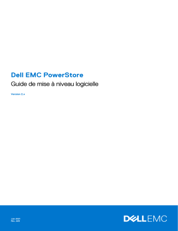 PowerStore Expansion Enclosure | PowerStore 3000X | PowerStore 9000T | PowerStore Rack | PowerStore 1000T | PowerStore 7000T | PowerStore 1000X | PowerStore 3000T | PowerStore 5000X | PowerStore 500T | Dell PowerStore 9000X storage Guide de démarrage rapide | Fixfr