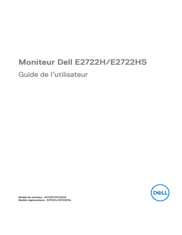 Dell E2722H electronics accessory Manuel utilisateur | Fixfr