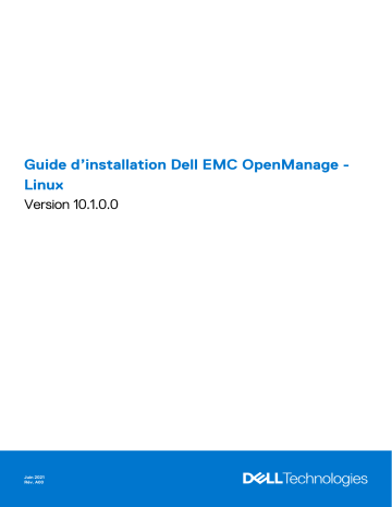 OpenManage Server Administrator Version 10.1.0.0 | Dell OpenManage Software Version 10.1.0.0 software Manuel du propriétaire | Fixfr