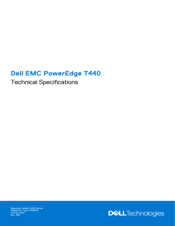 Dell PowerEdge T440 server Manuel du propriétaire | Fixfr