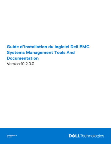 OpenManage Software Version 10.2.0.0 | Dell OpenManage Server Administrator Version 10.2.0.0 software Manuel du propriétaire | Fixfr