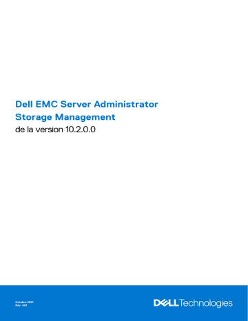 Dell OpenManage Server Administrator Version 10.2.0.0 software Manuel utilisateur | Fixfr