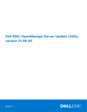 Dell EMC Server software Manuel utilisateur | Fixfr