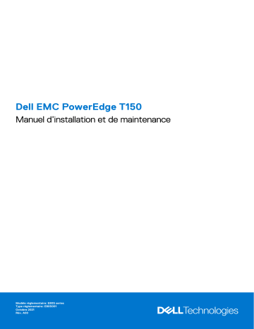 Dell PowerEdge T150 server Manuel du propriétaire | Fixfr