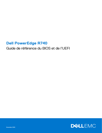 Dell PowerEdge R740 server Guide de référence | Fixfr