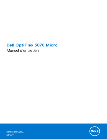 Dell OptiPlex 3070 desktop Manuel utilisateur | Fixfr