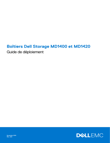 Storage MD1420 | Dell Storage MD1400 storage Manuel du propriétaire | Fixfr