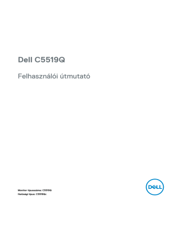 Dell C5519Q electronics accessory Manuel utilisateur | Fixfr