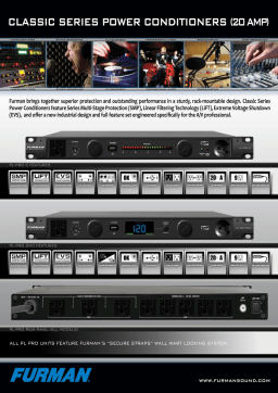 Furman PL-PRO DMC 20A Power Conditioner spécification