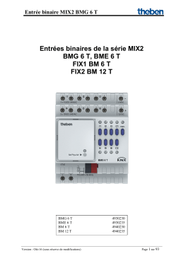 THEBEN BME 6 T KNX Manuel utilisateur