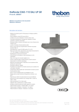 THEBEN theRonda S360-110 DALI UP GR Fiche technique