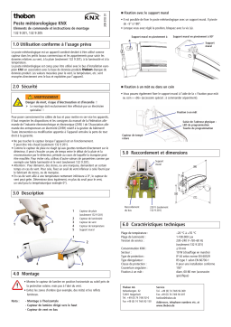 THEBEN Weather station KNX Mode d'emploi