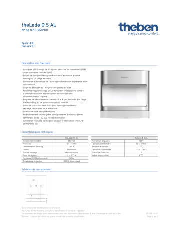 THEBEN theLeda D S AL Fiche technique | Fixfr