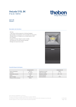 THEBEN theLeda S10L BK Fiche technique