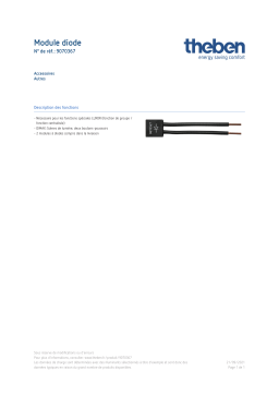 THEBEN Diode module Fiche technique