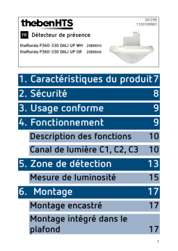 THEBEN theRonda P360-330 DALI_mobil Mode d'emploi