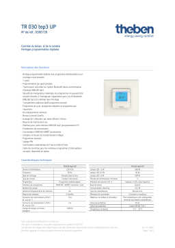THEBEN TR 030 top3 UP Fiche technique