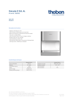 THEBEN theLeda D SUL AL Fiche technique