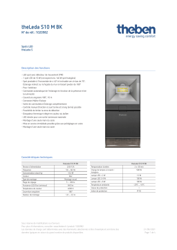 THEBEN theLeda S10 M BK Fiche technique