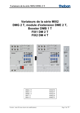 THEBEN DM 4 T KNX Manuel utilisateur