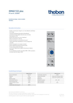 THEBEN DIMAX 532 plus Fiche technique