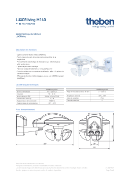 THEBEN LUXORliving M140 Fiche technique