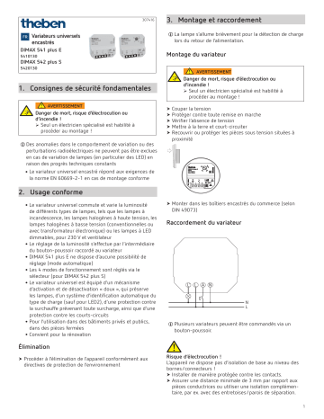 DIMAX 541 plus E | THEBEN DIMAX 542 plus S Mode d'emploi | Fixfr