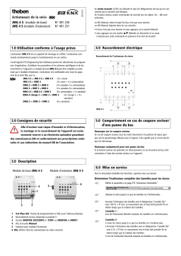 THEBEN JME 4 S KNX Mode d'emploi