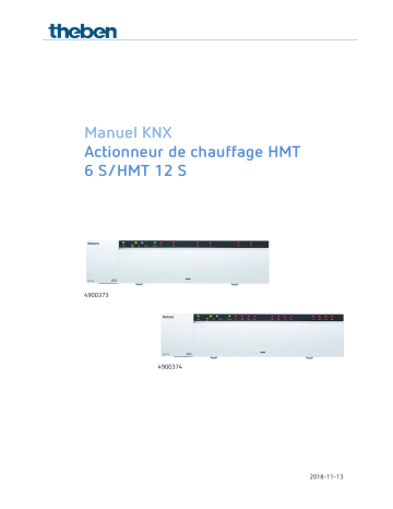 HMT 12 S KNX | THEBEN HMT 6 S KNX Manuel utilisateur | Fixfr