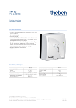 THEBEN THK 521 Fiche technique
