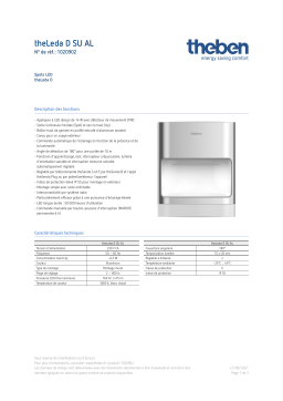 THEBEN theLeda D SU AL Fiche technique