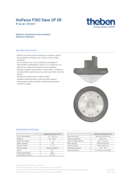 THEBEN thePassa P360 Slave UP GR Fiche technique