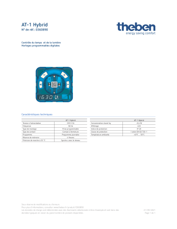 THEBEN AT-1 Hybrid Fiche technique | Fixfr